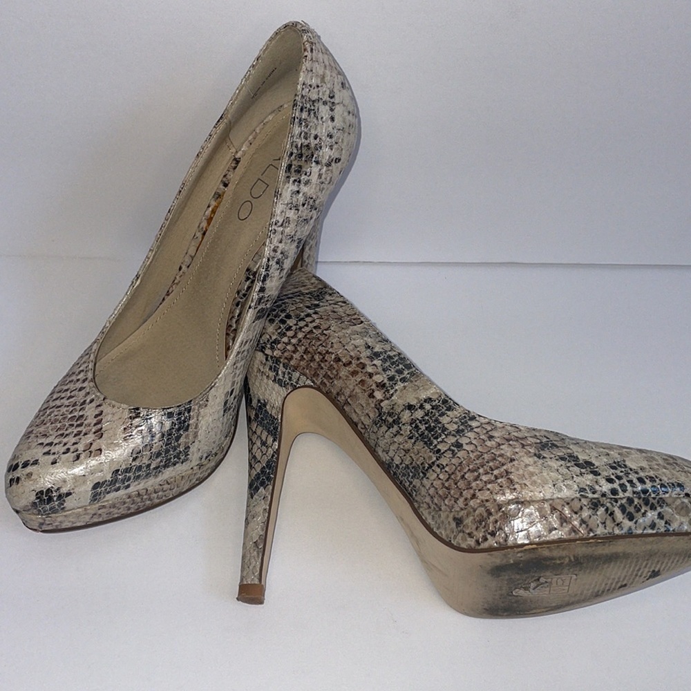 ALDO snakeskin heel pumps in Women’s EU size 36/US 6 - Picture 9 of 13